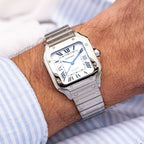Cartier Santos Large White Dial