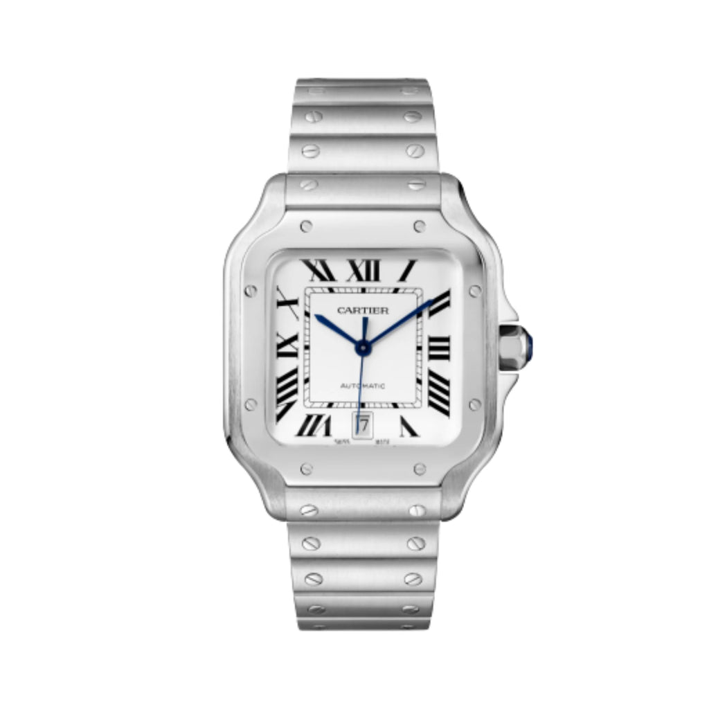 Cartier Santos Large White Dial