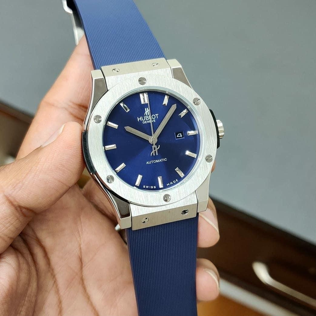 HUBLOT CLASSIC FUSION TITANIUM BLUE 42MM