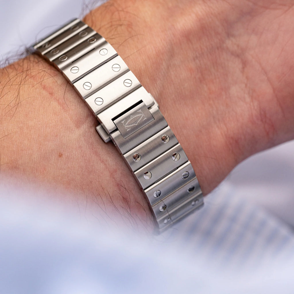 Cartier Santos Large White Dial
