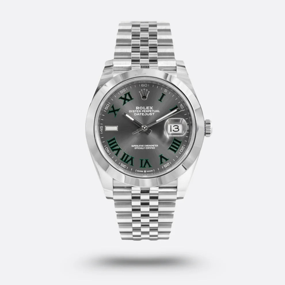 datejust 41 Wimbledon dial