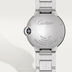 Ballon Bleu Strass Argenté 36mm
