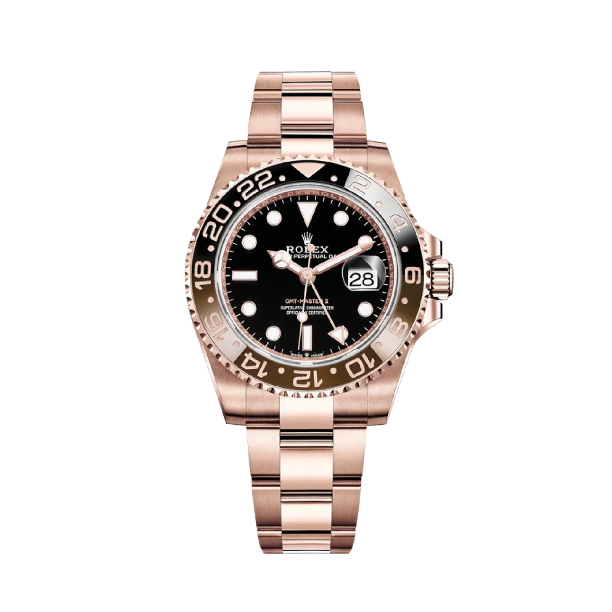 Rolex GMT-Master II – Root Beer Full Rose Gold –