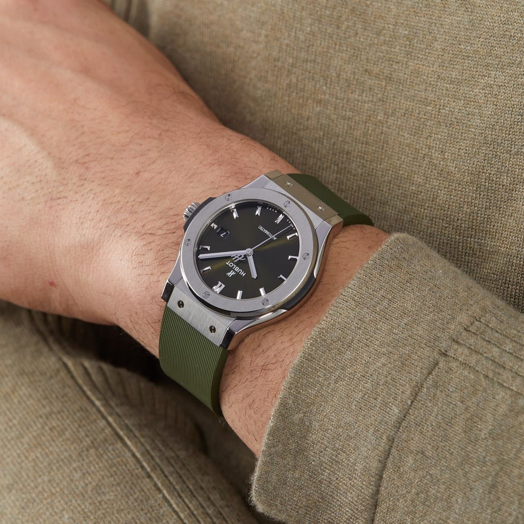 HUBLOT CLASSIC FUSION TITANIUM GREEN