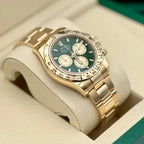 Rolex Cosmograph Daytona Yellow Gold Green Dial