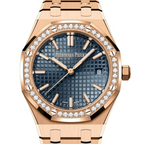 Montre Femme Audemars Piguet Royal Oak Or Rose Bleu 36mm