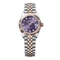 Montre Femme Rolex Lady-Datejust Violet/Pierres