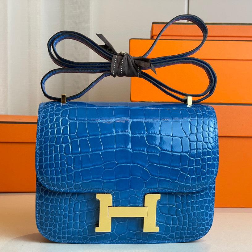 Sac Hermès Constance Bleu