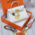 Sac HERMES Kelly 22 Blanc