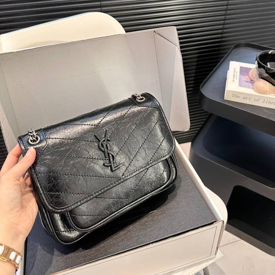 Sac à Main YSL Nicki Noir Cuir