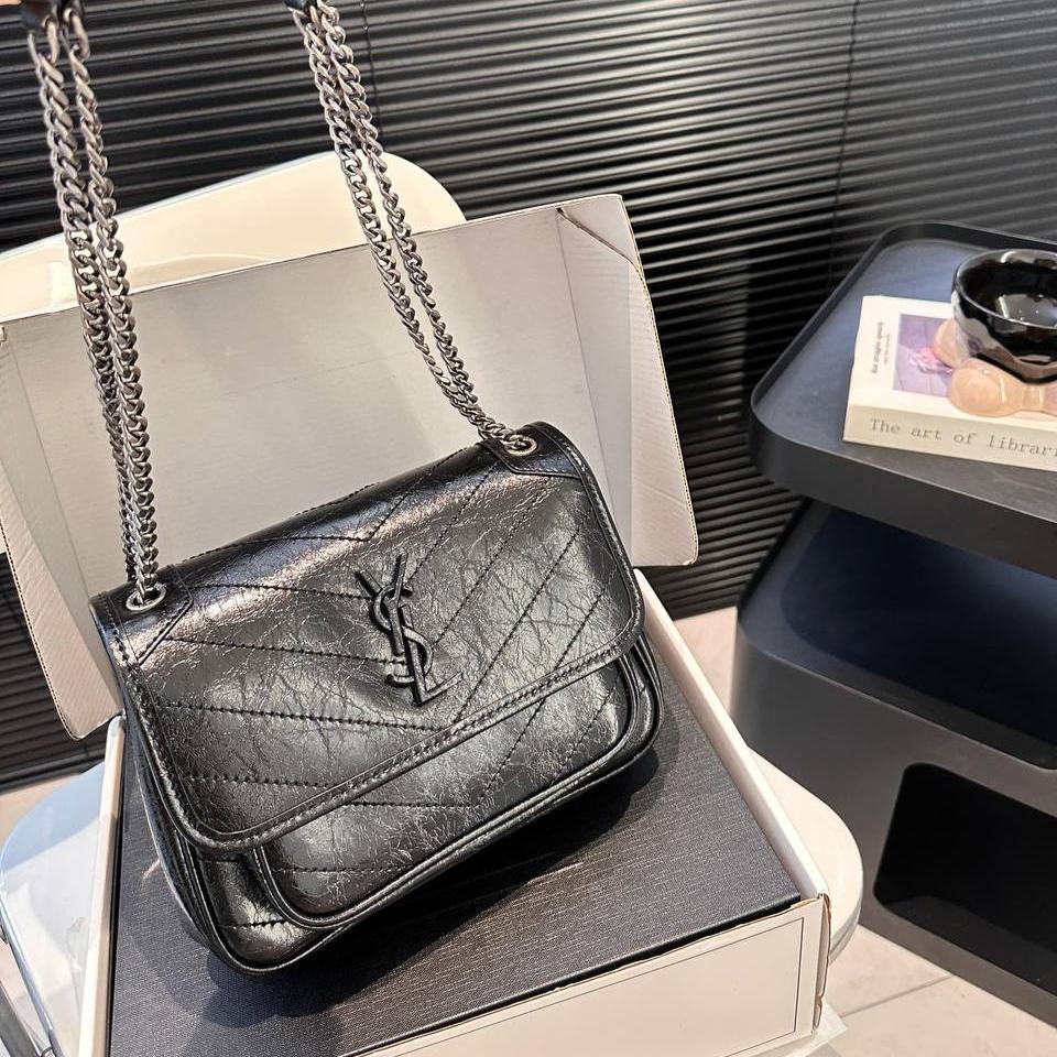 Sac à Main YSL Nicki Noir Cuir