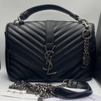 Sac à Main YSL Monogram Noir/Silver
