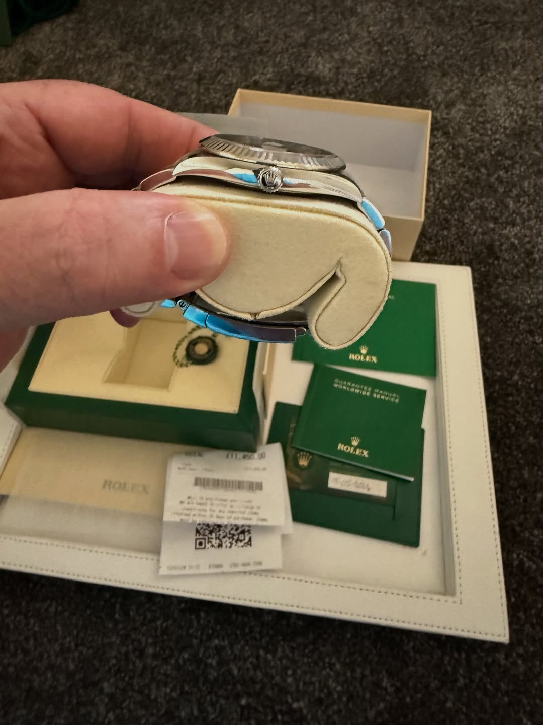 datejust 41 Wimbledon dial