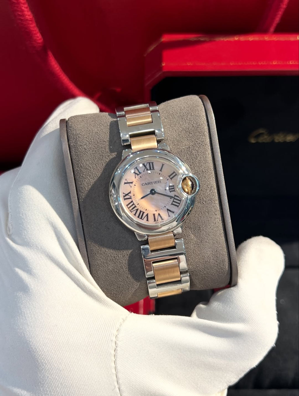 Cartier ballon bleu 28mm