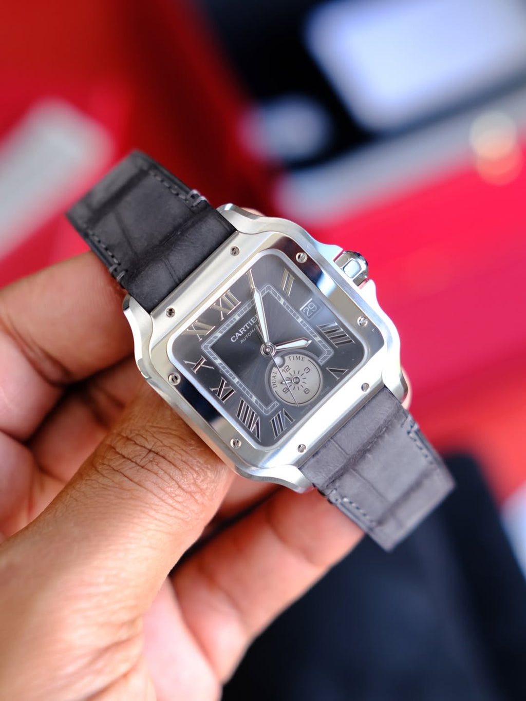 CARTIER SANTOS DUAL TIME