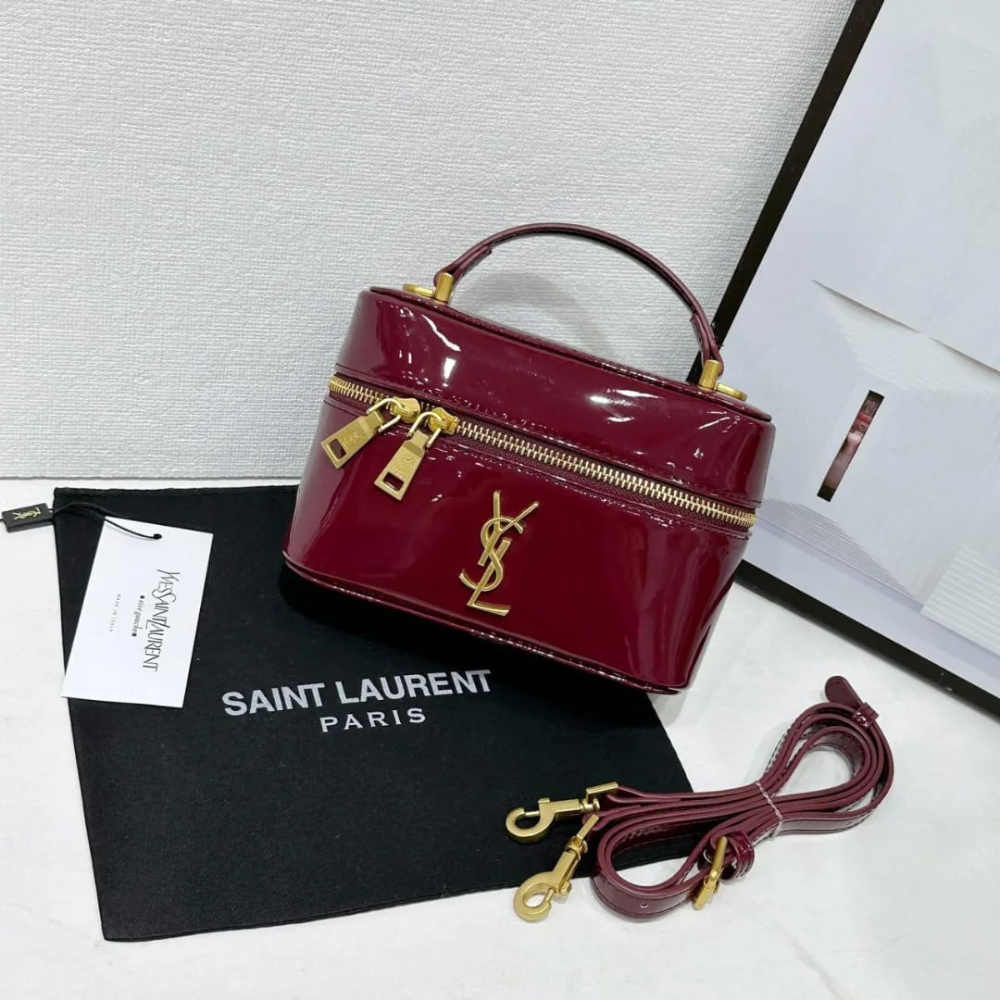 Ysl Gaby Vanity Bag Bordeaux