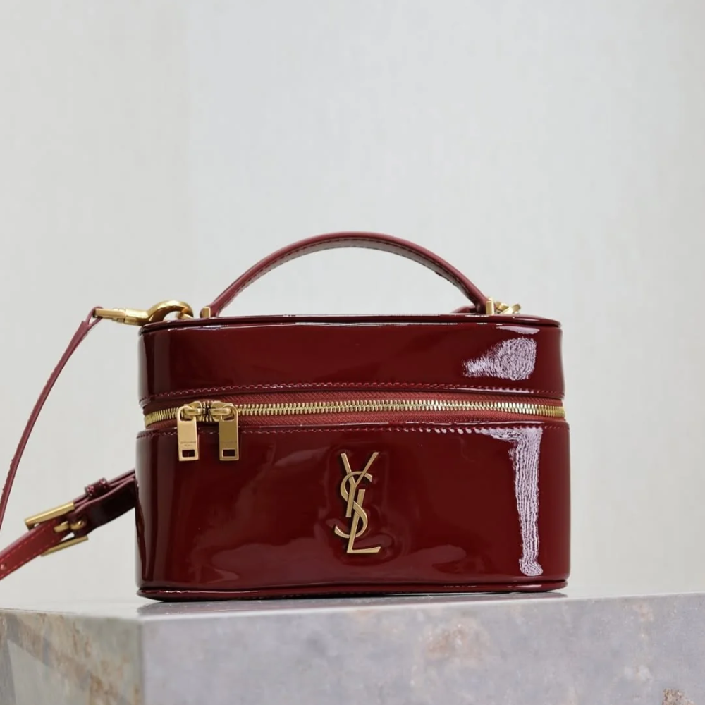 Ysl Gaby Vanity Bag Bordeaux