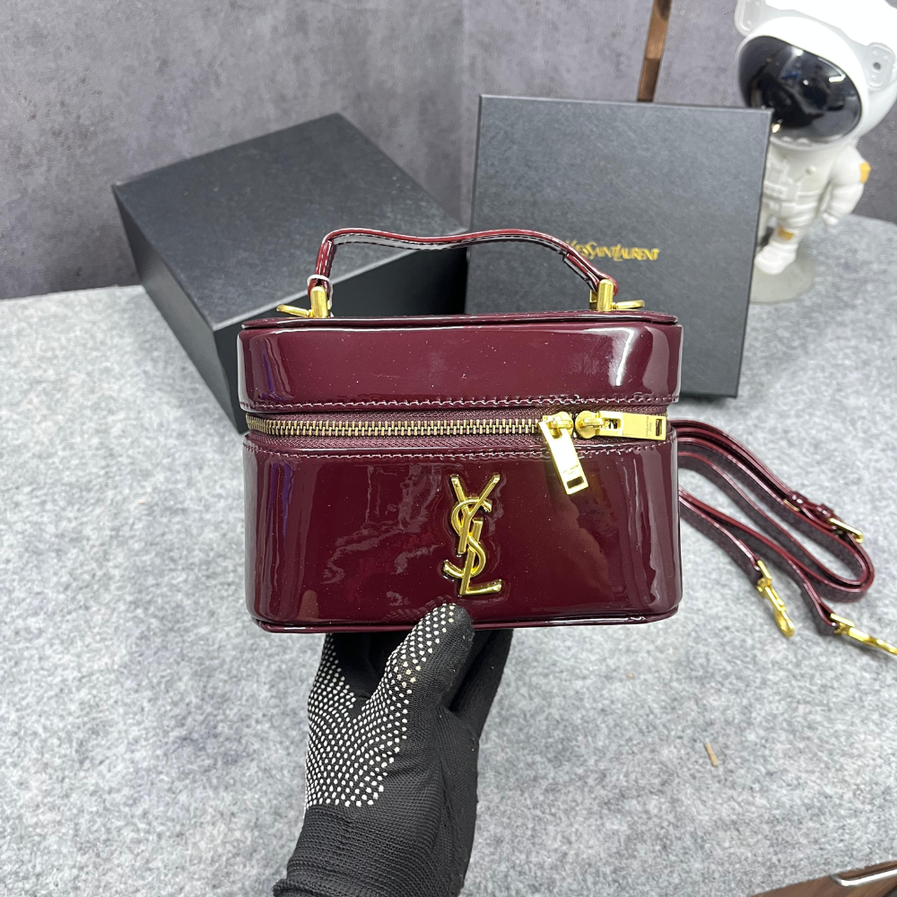 Ysl Gaby Vanity Bag Bordeaux