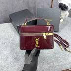 Ysl Gaby Vanity Bag Bordeaux