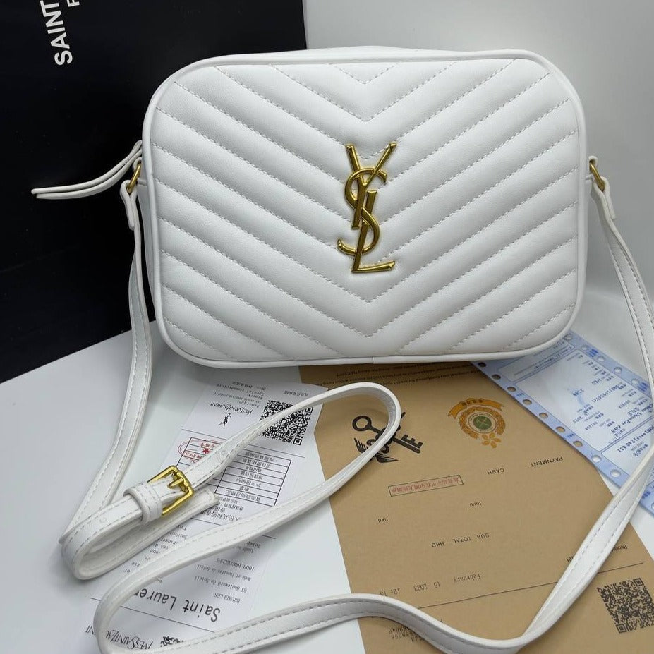 Sac YSL Camera Bag Blanc