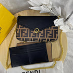 F is Fendi Envelope Marron/Noir