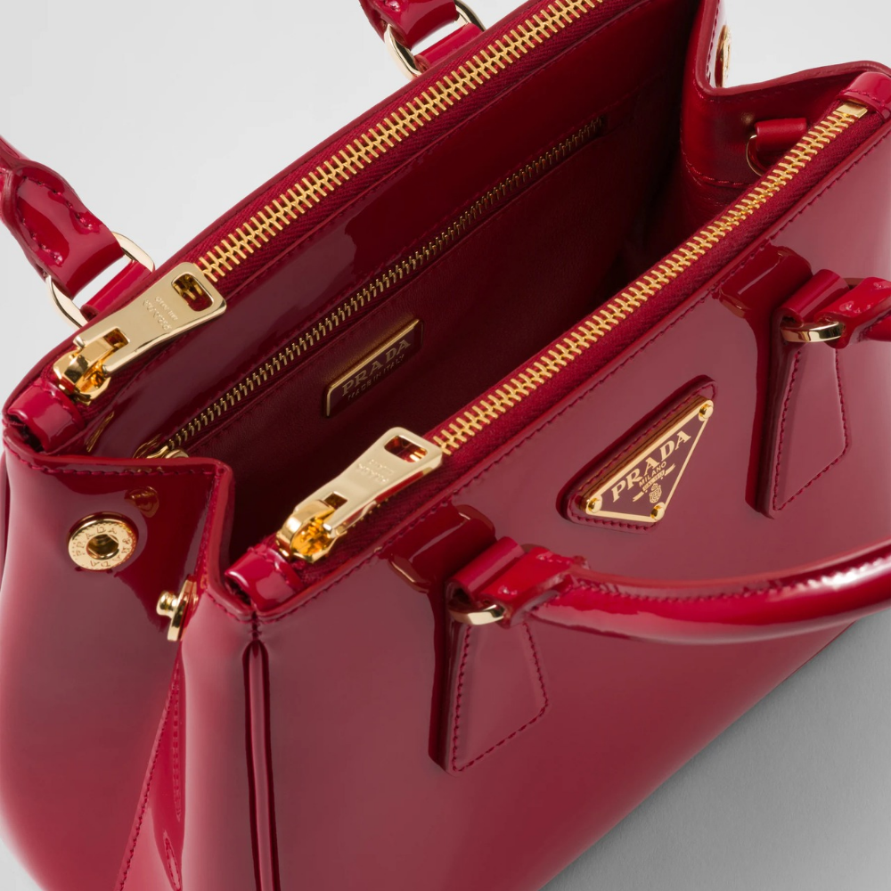 Prada Galleria Tote Bag Cherry