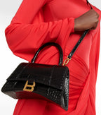 Balenciaga Hourglass Croc Noir