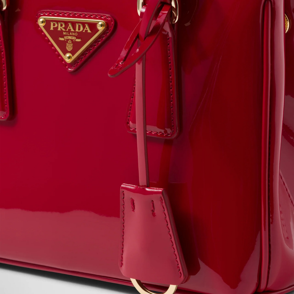Prada Galleria Tote Bag Cherry