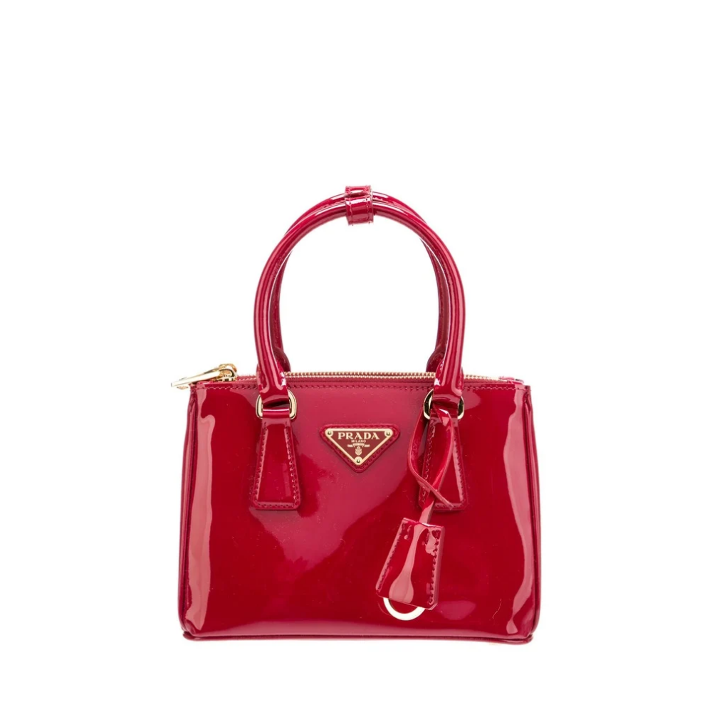 Prada Galleria Tote Bag Cherry