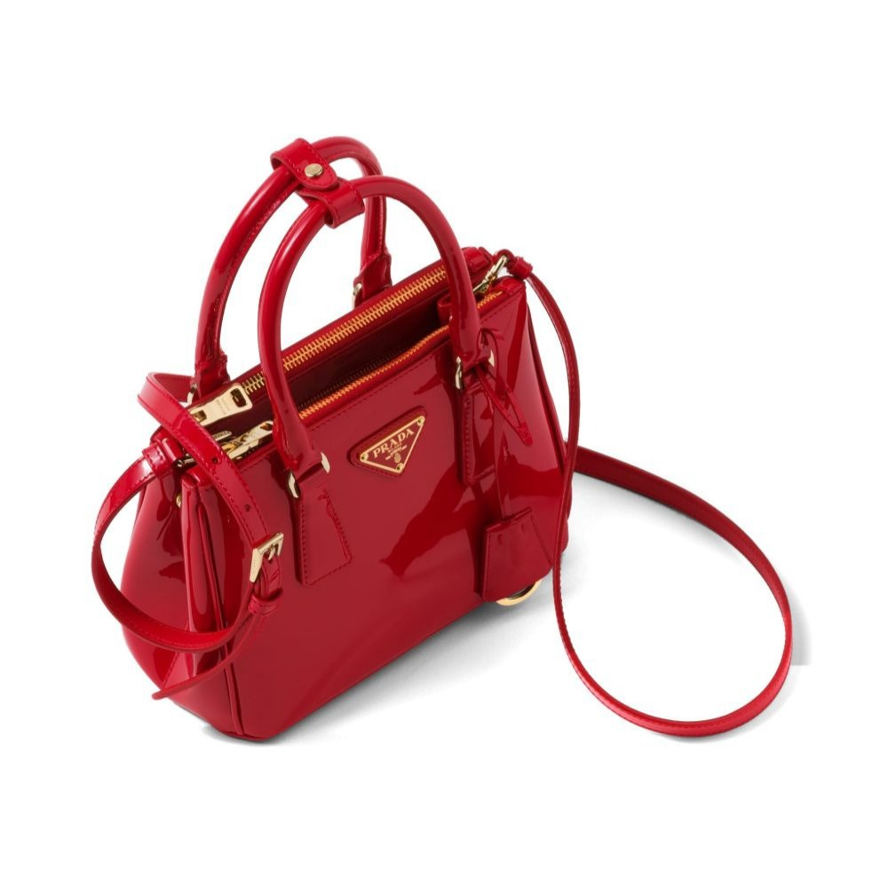 Prada Galleria Tote Bag Cherry