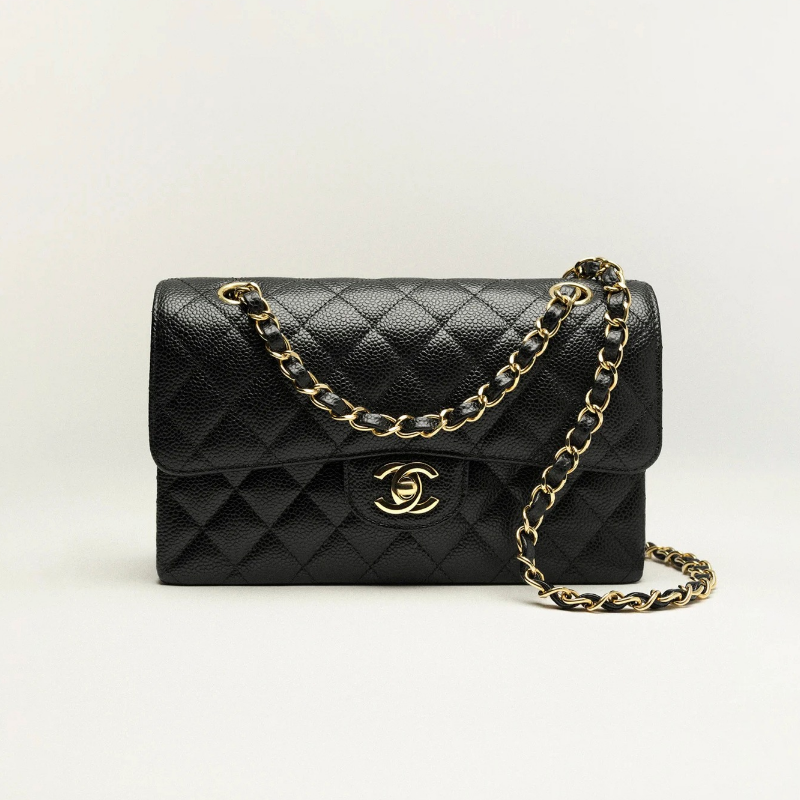Chanel Classic Caviar Noir