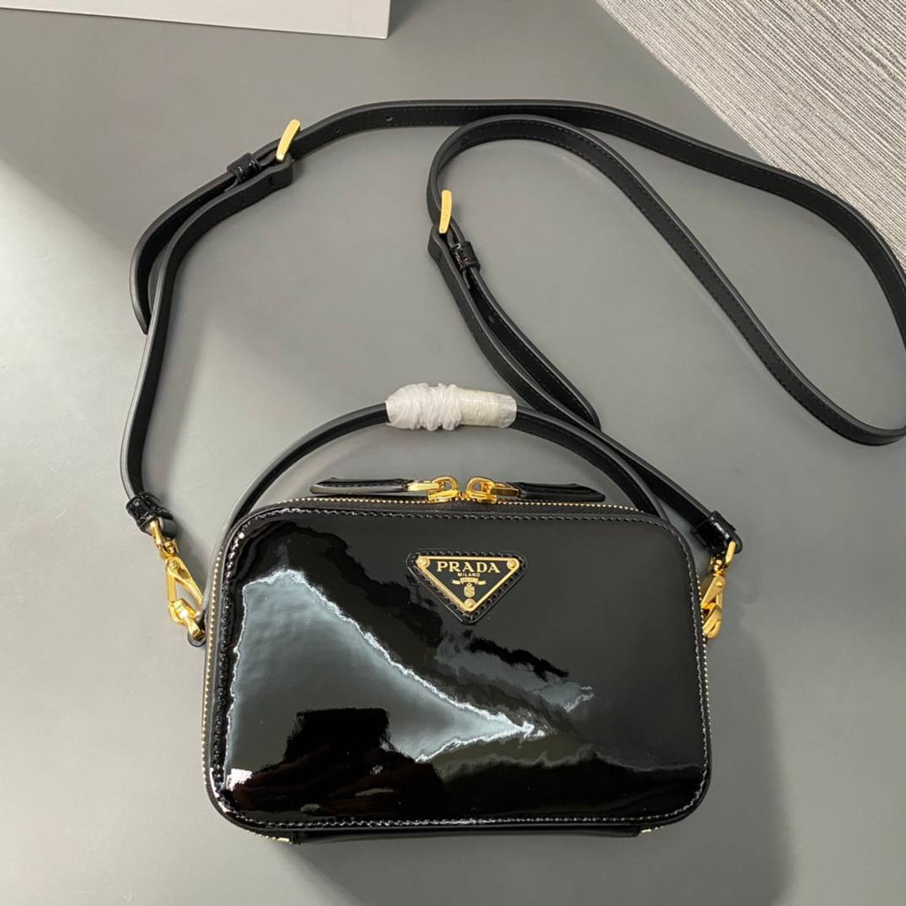 Prada Odette Patent Noir