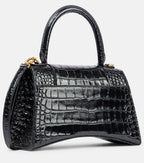 Balenciaga Hourglass Croc Noir
