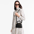 LV Le Capucines Mini Cuir Noir