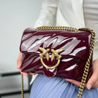 Pinko Mini Love Bag One Bordeaux
