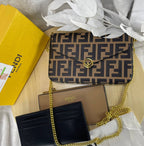 F is Fendi Envelope Marron