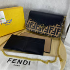 F is Fendi Envelope Marron/Noir
