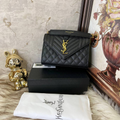 YSL Envelope Medium Noir Doré