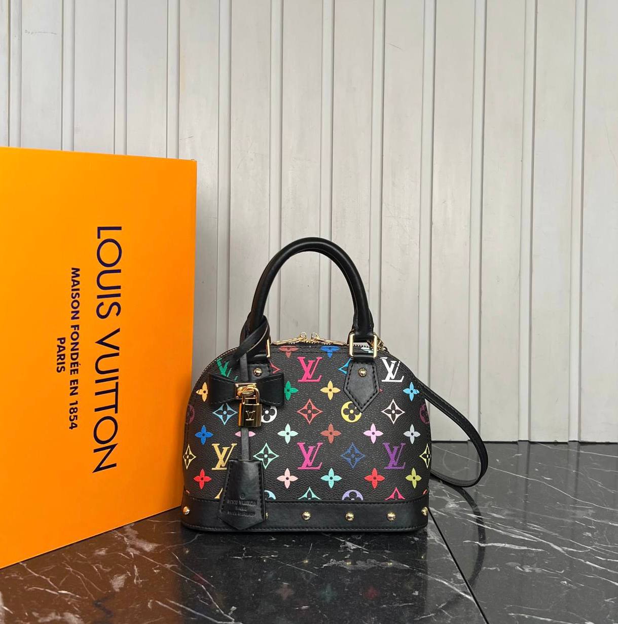 Alma BB Noir/Multicolor