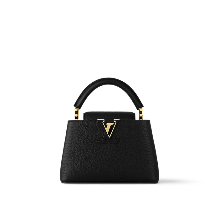 LV Le Capucines Mini Cuir Noir