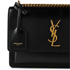 Ysl Sunset Cuir Noir Mat