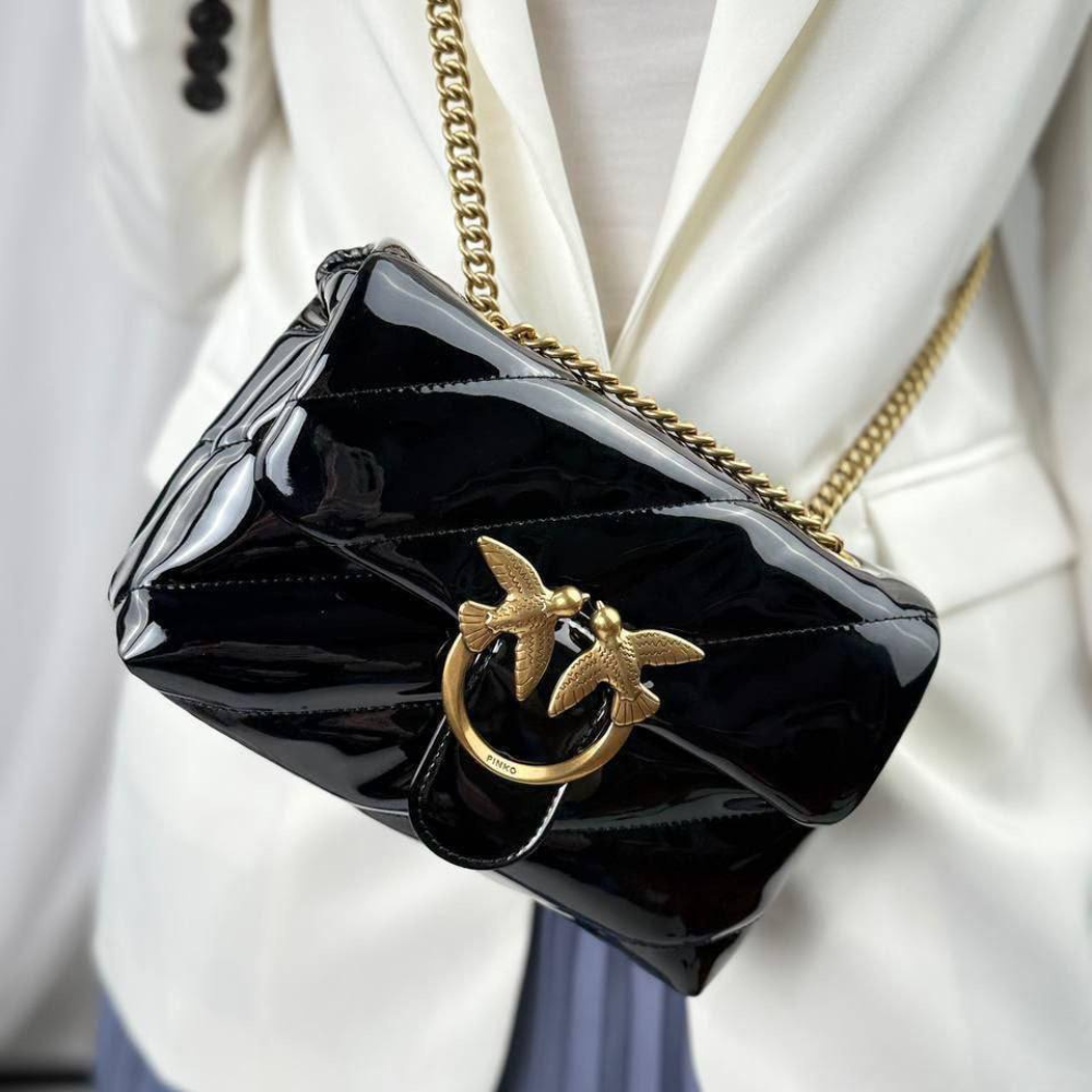 Pinko Mini Love Bag One Noir