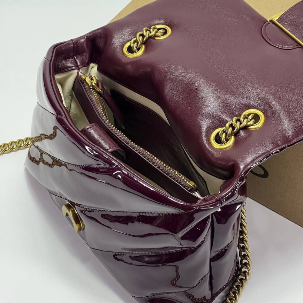 Pinko Mini Love Bag One Bordeaux