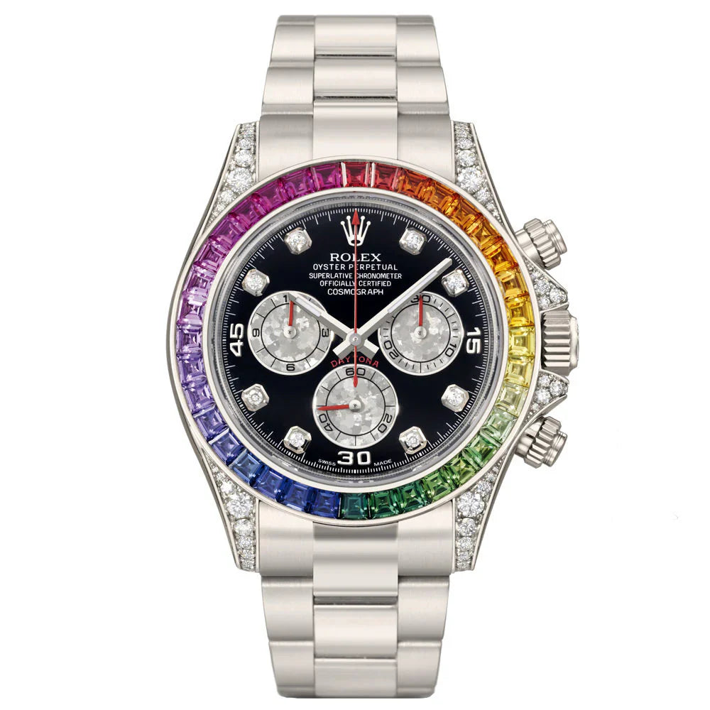 Montre Rolex Daytona Rainbow Agenté 40mm